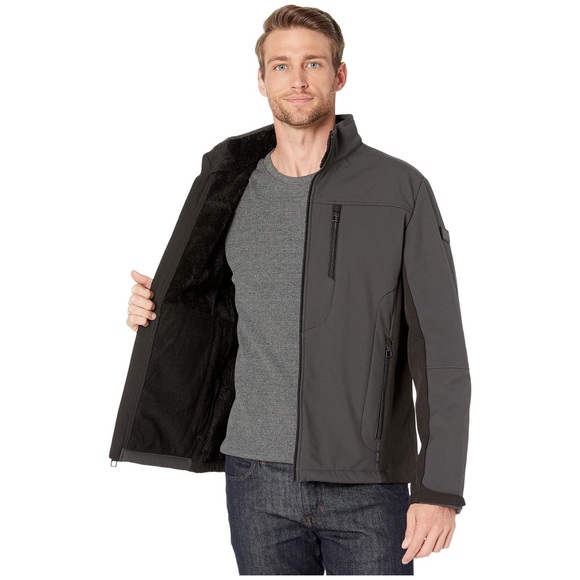 Tumi Stretch Softshell Jacket W/ Fur Lining Medium - Picture 4 of 15